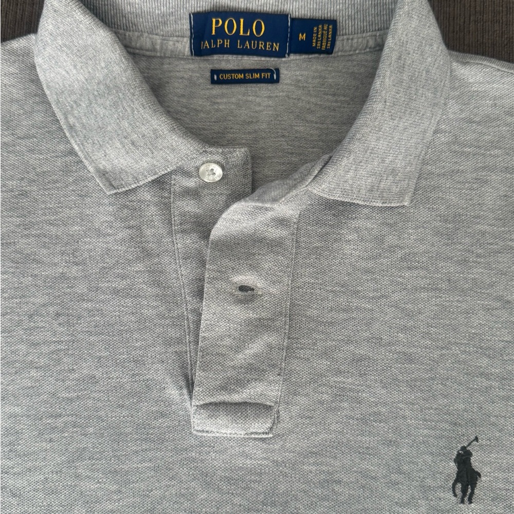 Polo by Ralph Lauren Gray Men's Shirt Size M